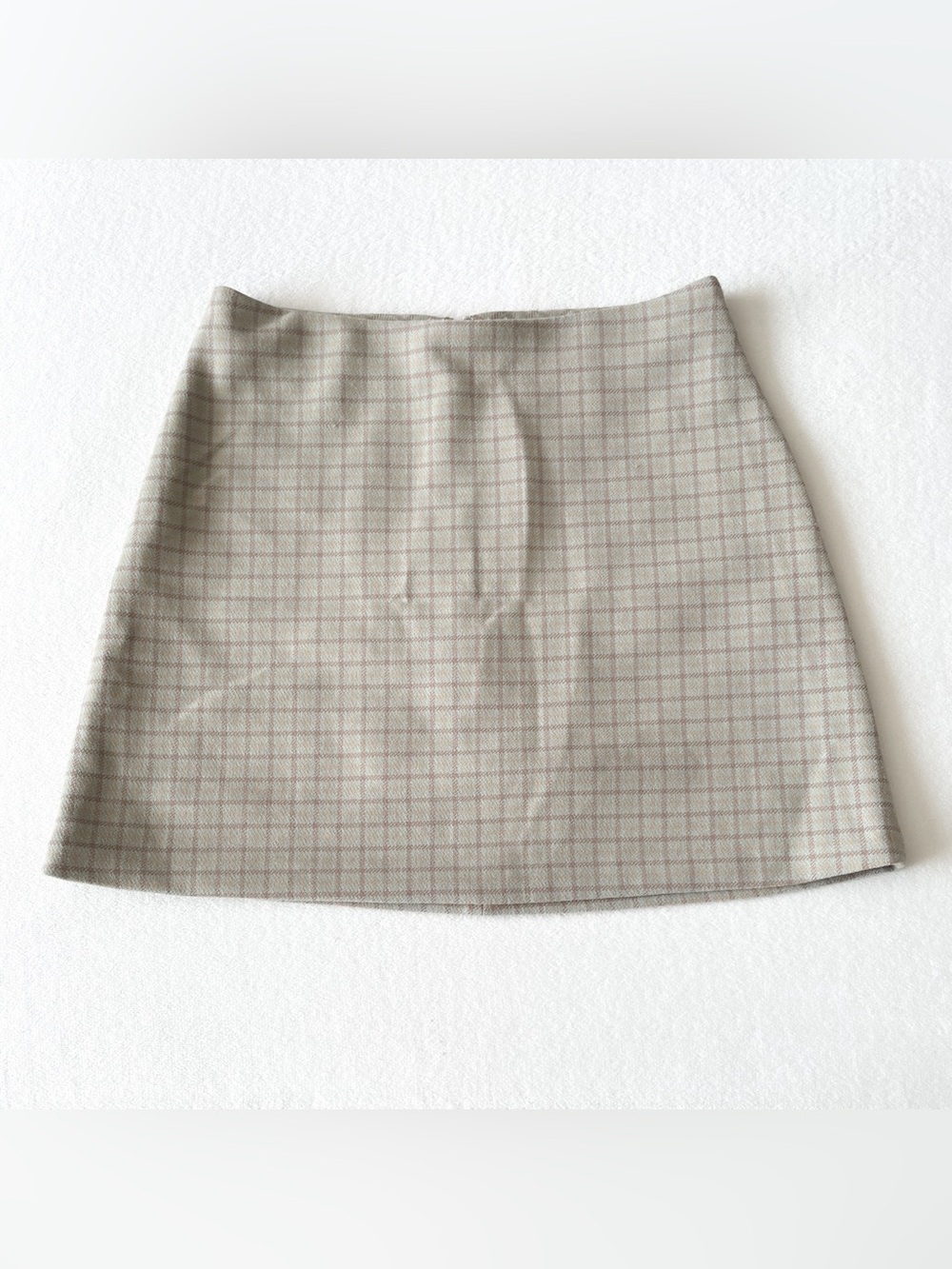 Wilfred Windowpane Mini Skirt